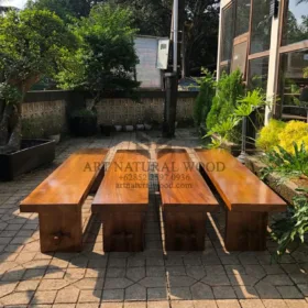 bangku kayu panjang-bangku panjang kayu-bangku minimalis kayu trembesi