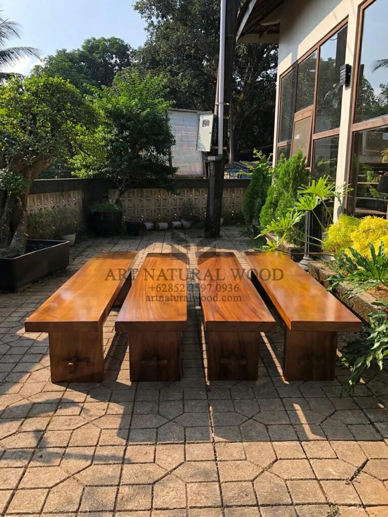 bangku kayu panjang-bangku panjang kayu-bangku minimalis kayu trembesi