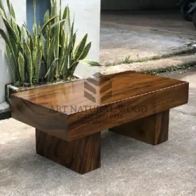 meja minimalis ruang tamu-meja tamu kayu solid-meja tamu tebal