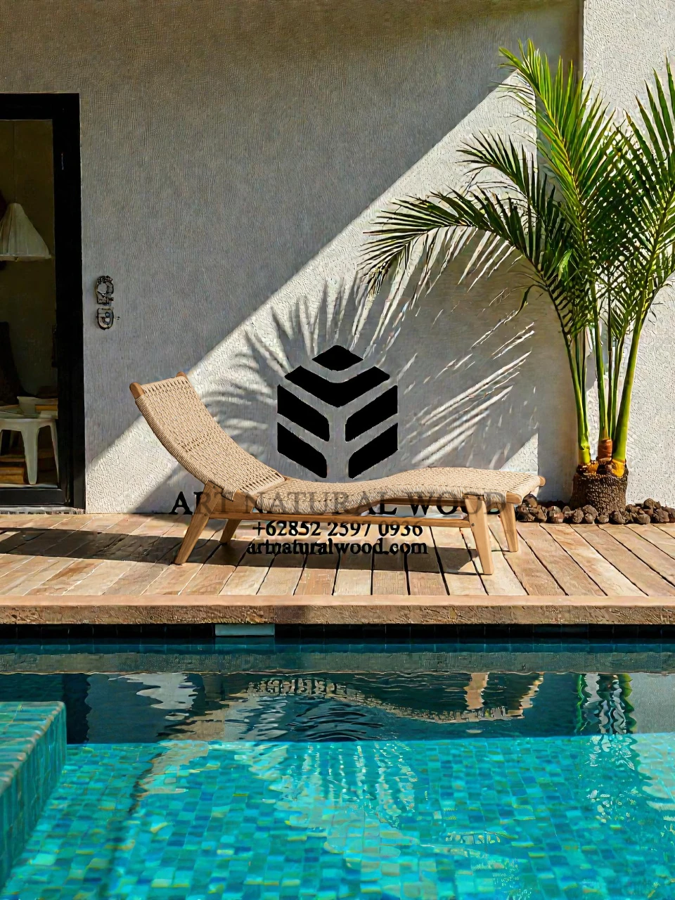 lounger outdoor kayu jati-furniture garden-furniture outdoor-daybad outdoor