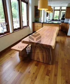 meja minimalis kayu trembesi-meja makan minimalis kayu-meja kayu trembesi-meja kayu besar