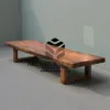 meja panjang kayu trembesi-meja tamu kayu trembesi-coffee table