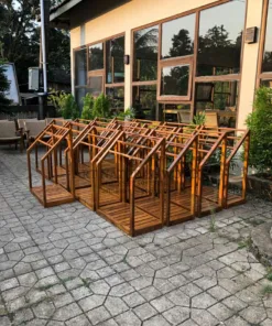 rak handuk-rak handuk aesthetic-hanger kayu-gantungan handuk kamar mandi