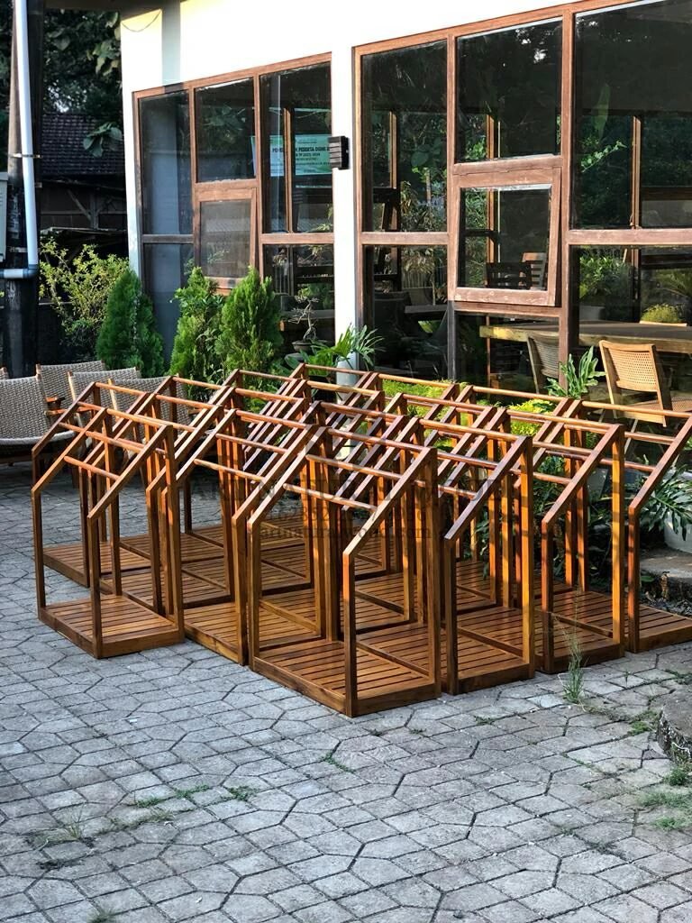 rak handuk-rak handuk aesthetic-hanger kayu-gantungan handuk kamar mandi
