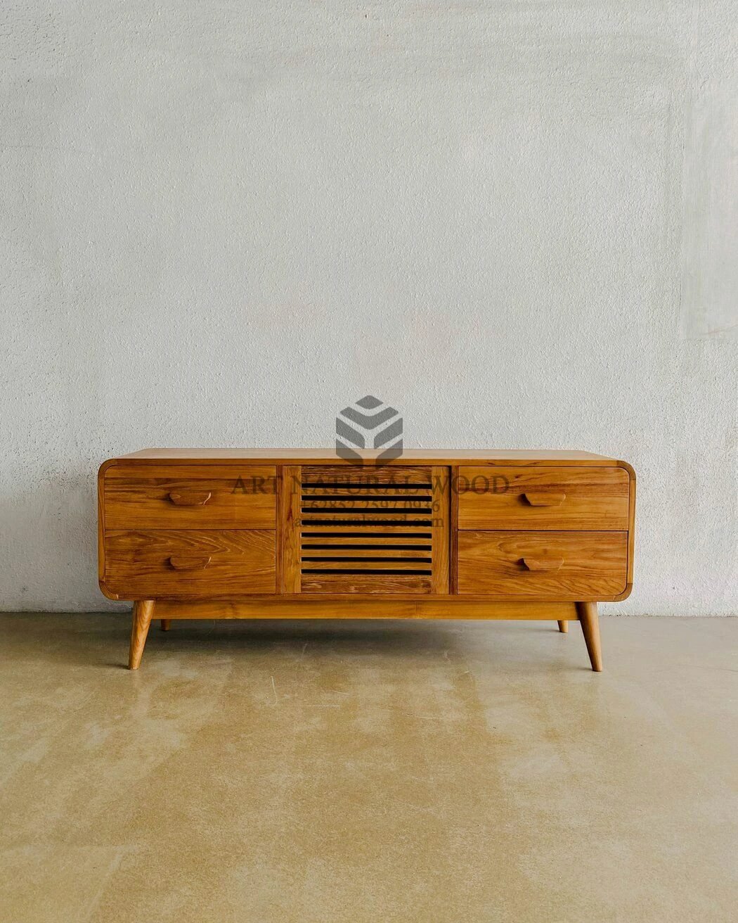 meja tv minimalis kayu jati-bufet tv minimalis kayu jati