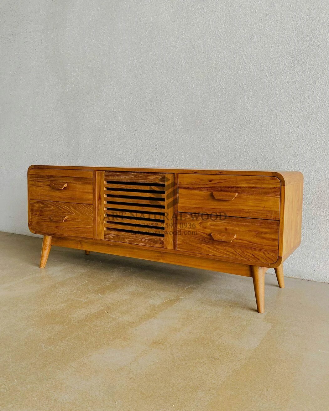 meja tv minimalis kayu jati-bufet tv minimalis kayu jati