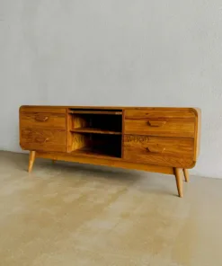 meja tv minimalis kayu jati-bufet tv minimalis kayu jati