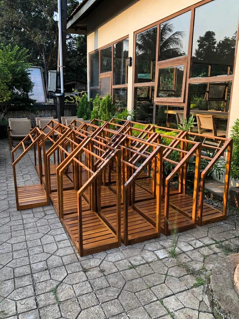 rak handuk-rak handuk aesthetic-hanger kayu-gantungan handuk kamar mandi