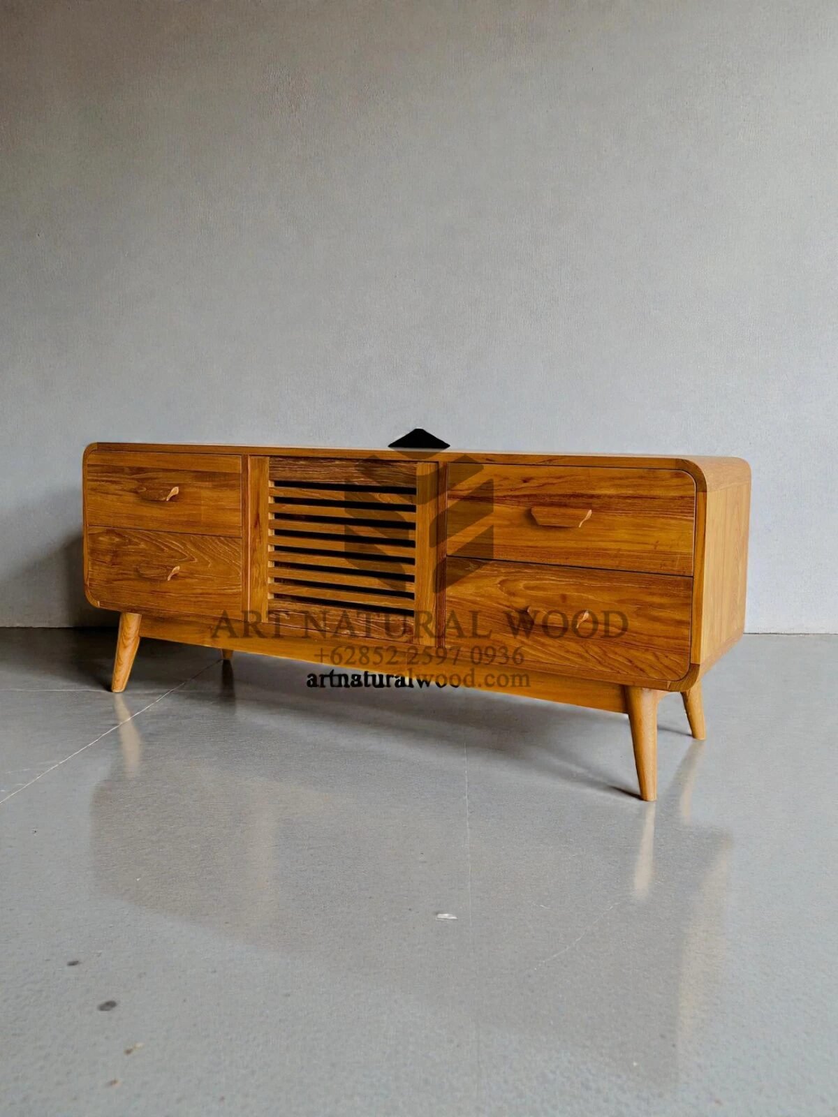meja tv minimalis kayu jati-bufet tv minimalis kayu jati