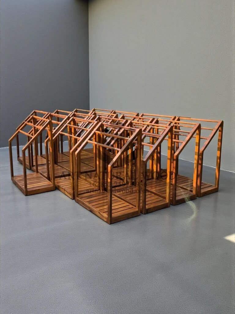 rak handuk-rak handuk aesthetic-hanger kayu-gantungan handuk kamar mandi