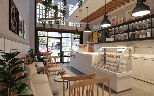 memilih furniture cafe