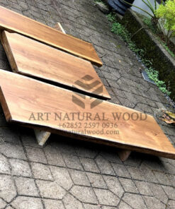kayu jati solid untuk top meja-papan kayu jati utuh-kayu jati besar