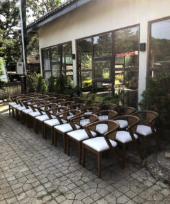 kursi cafe minimalis kayu jati solid-kursi makan minimalis kayu jati solid