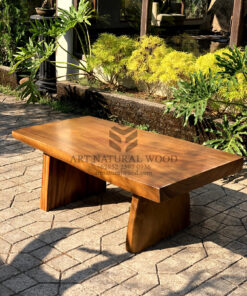 meja sofa minimalis kayu trembesi solid-meja sofa minimalis ruang tamu