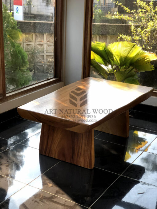 meja sofa minimalis kayu trembesi solid-meja sofa minimalis ruang tamu
