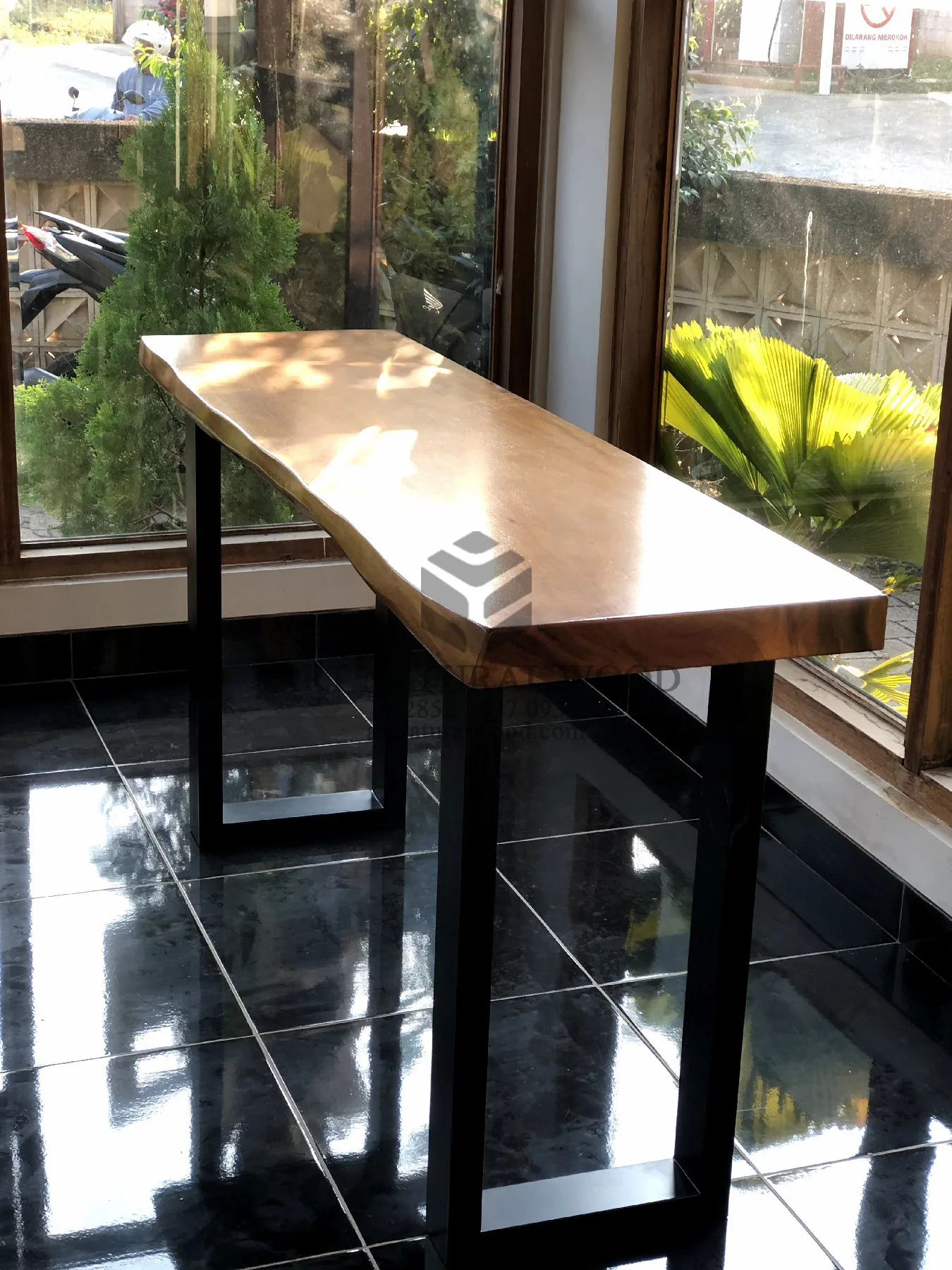 meja hias ruang tamu minimalis kayu solid-meja konsul ruang tamu-console table minimalis