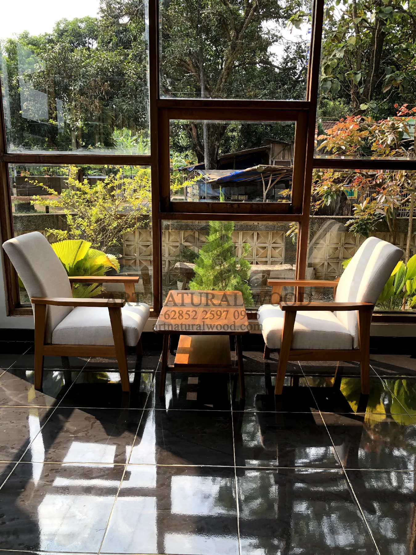 kursi minimalis ruang tamu kayu jati solid-kursi sofa ruang tamu