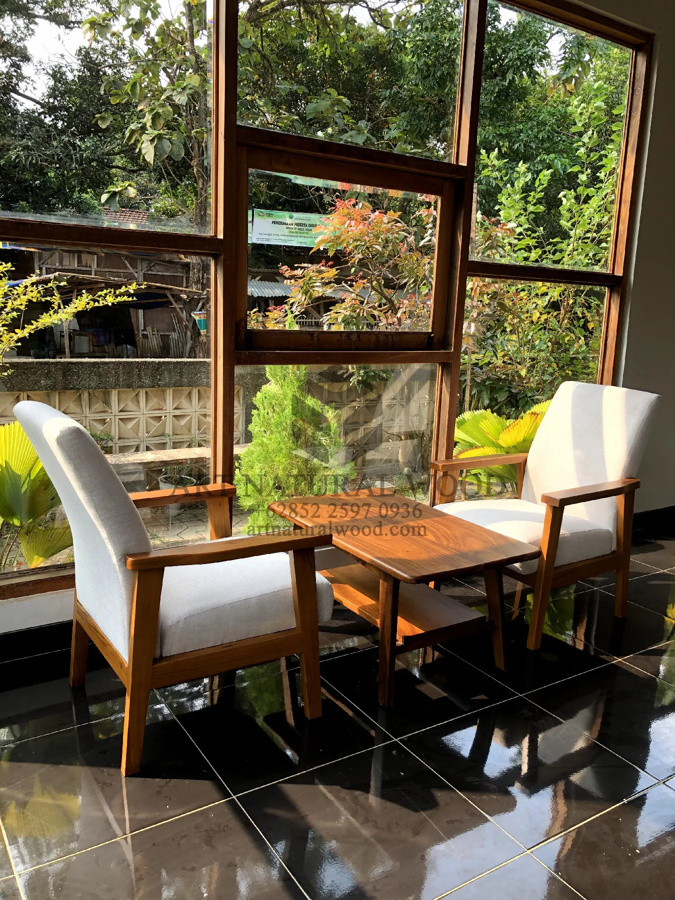 kursi minimalis ruang tamu kayu jati solid-kursi sofa ruang tamu