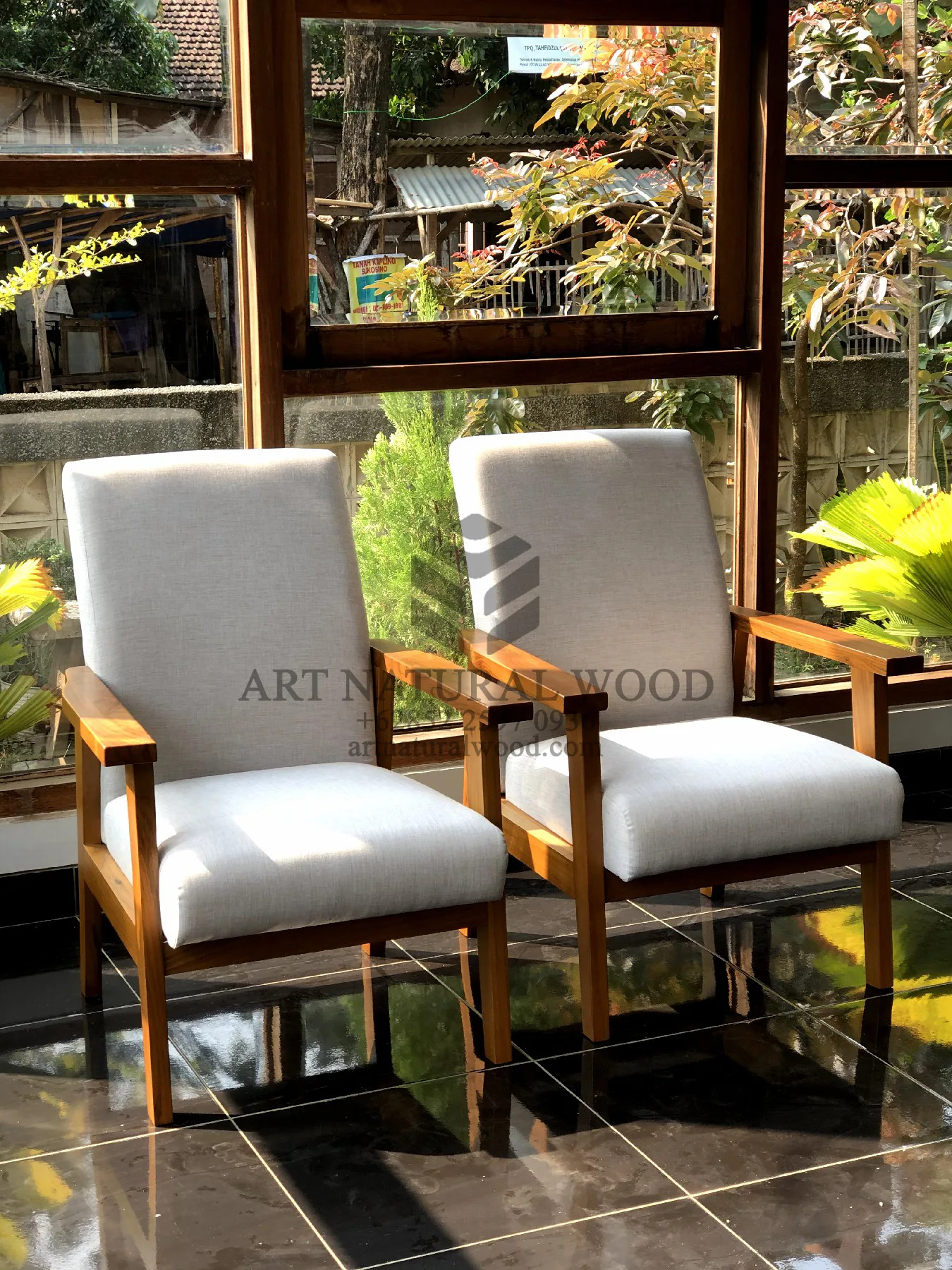 kursi minimalis ruang tamu kayu jati solid-kursi sofa ruang tamu