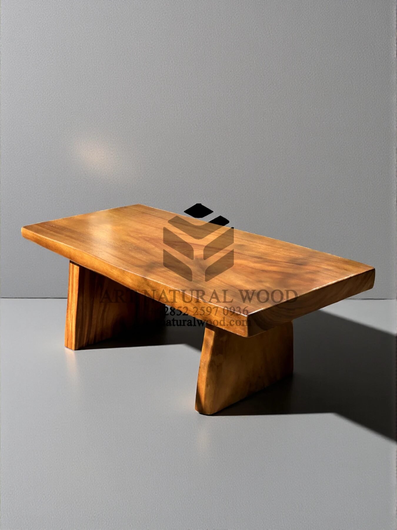 meja sofa minimalis kayu trembesi solid-meja sofa minimalis ruang tamu
