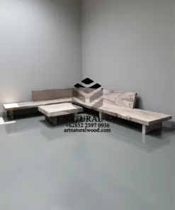 sofa cafe panjang kayu trembesi solid-sofa leter l besar-sofa outdoor besar