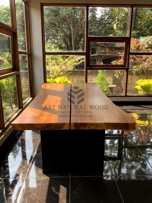 meja kayu besar untuk meeting kantor-meja meeting kayu besar-meja rapat kantor kayu minimalis