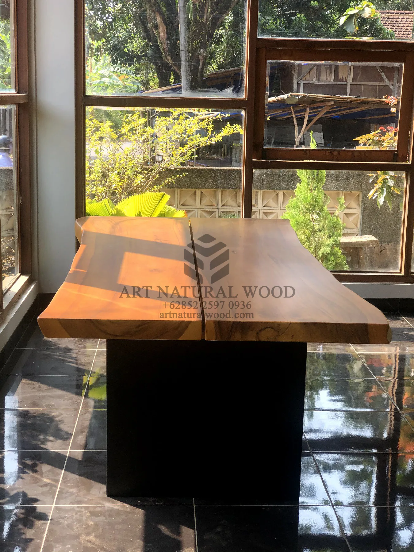 meja kayu besar untuk meeting kantor-meja meeting kayu besar-meja rapat kantor kayu minimalis