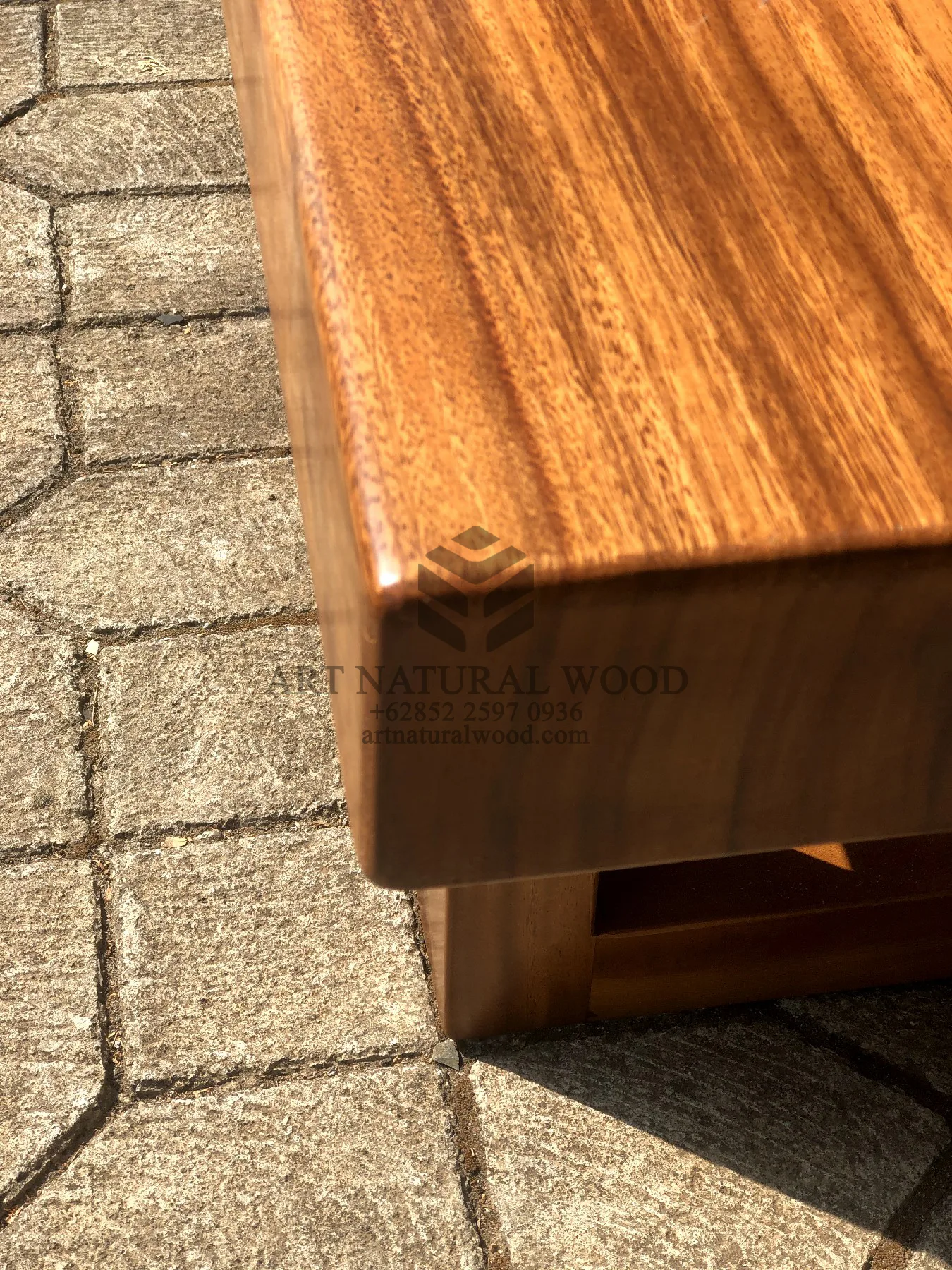meja sofa minimalis kayu trembesi solid