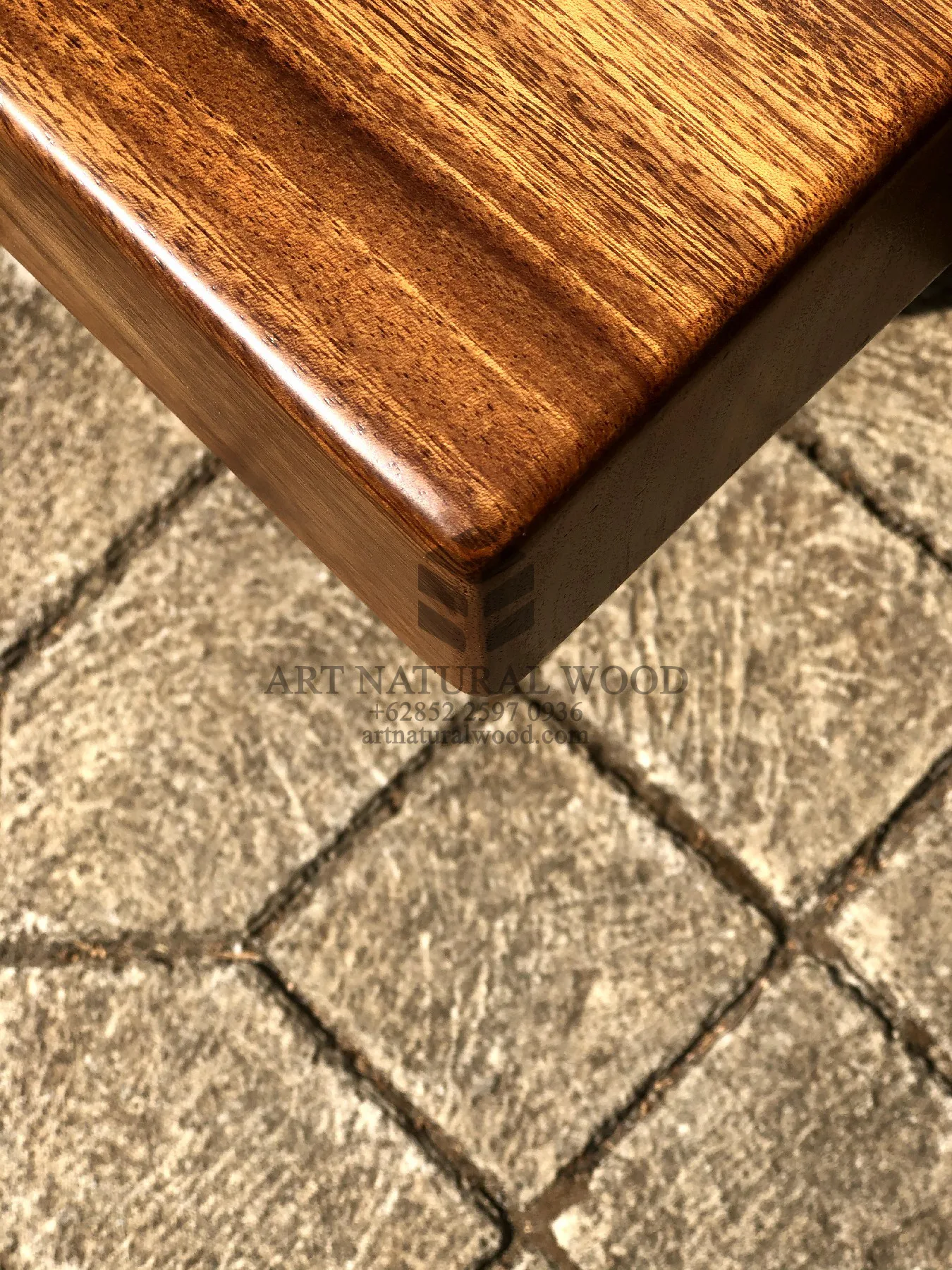 meja sofa minimalis kayu trembesi solid