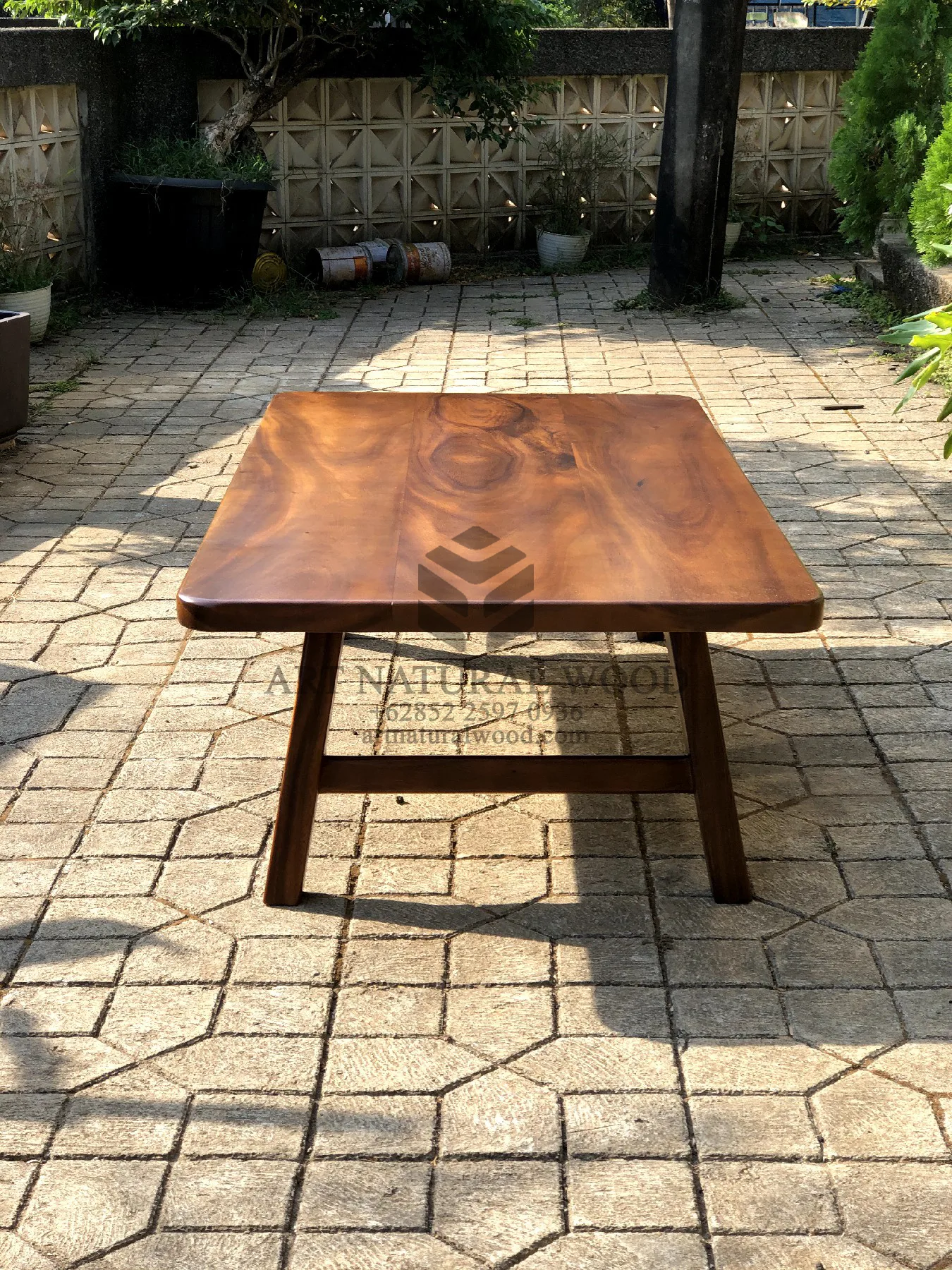 meja tamu minimalis modern kayu solid-coffee table minimalis modern