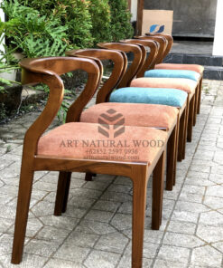 kursi makan modern kayu jati solid-kursi cafe minimalis modern