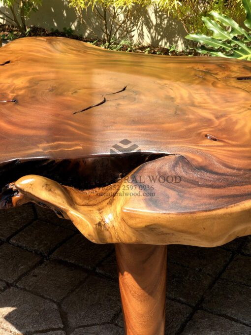 coffee table kayu antik trembesi solid-meja sofa kayu natural alami