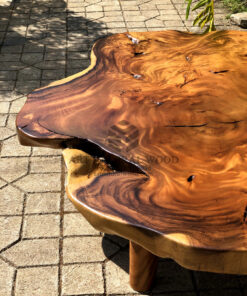 coffee table kayu antik trembesi solid-meja sofa kayu natural alami