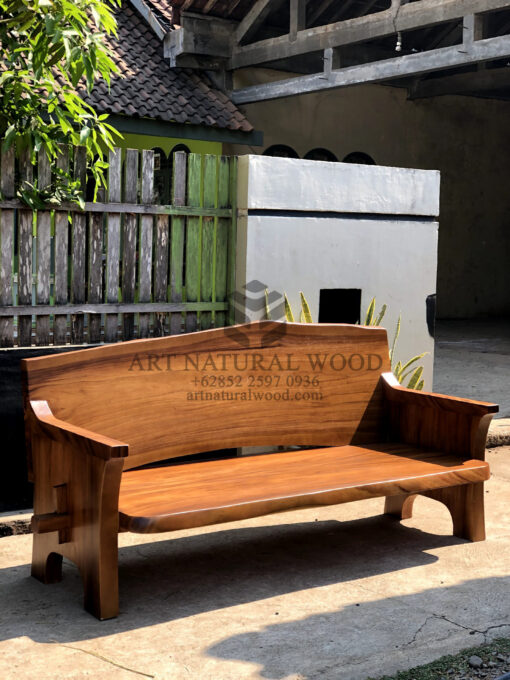 sofa antik kayu solid trembes sofa 2 dudukan