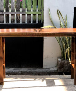 meja foyer minimalis kayu solid trembesi-meja konsul minimalis kayu