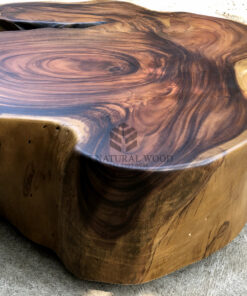 meja tamu kayu alami-natural wood coffee table