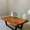 coffee table minimalis industrial kayu solid-meja tamu minimalis industrial