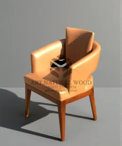 kursi makan mewah minimalis modern kayu jati-kursi restoran mewah