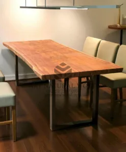 meja minimalis kayu jati solid besar-meja kayu jati besar