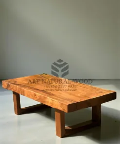 meja sofa minimalis kayu trembesi solid