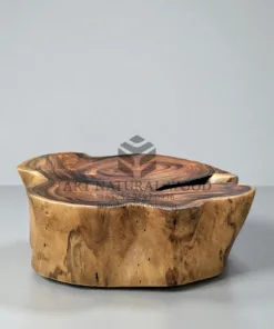 meja tamu kayu alami-natural wood coffee table