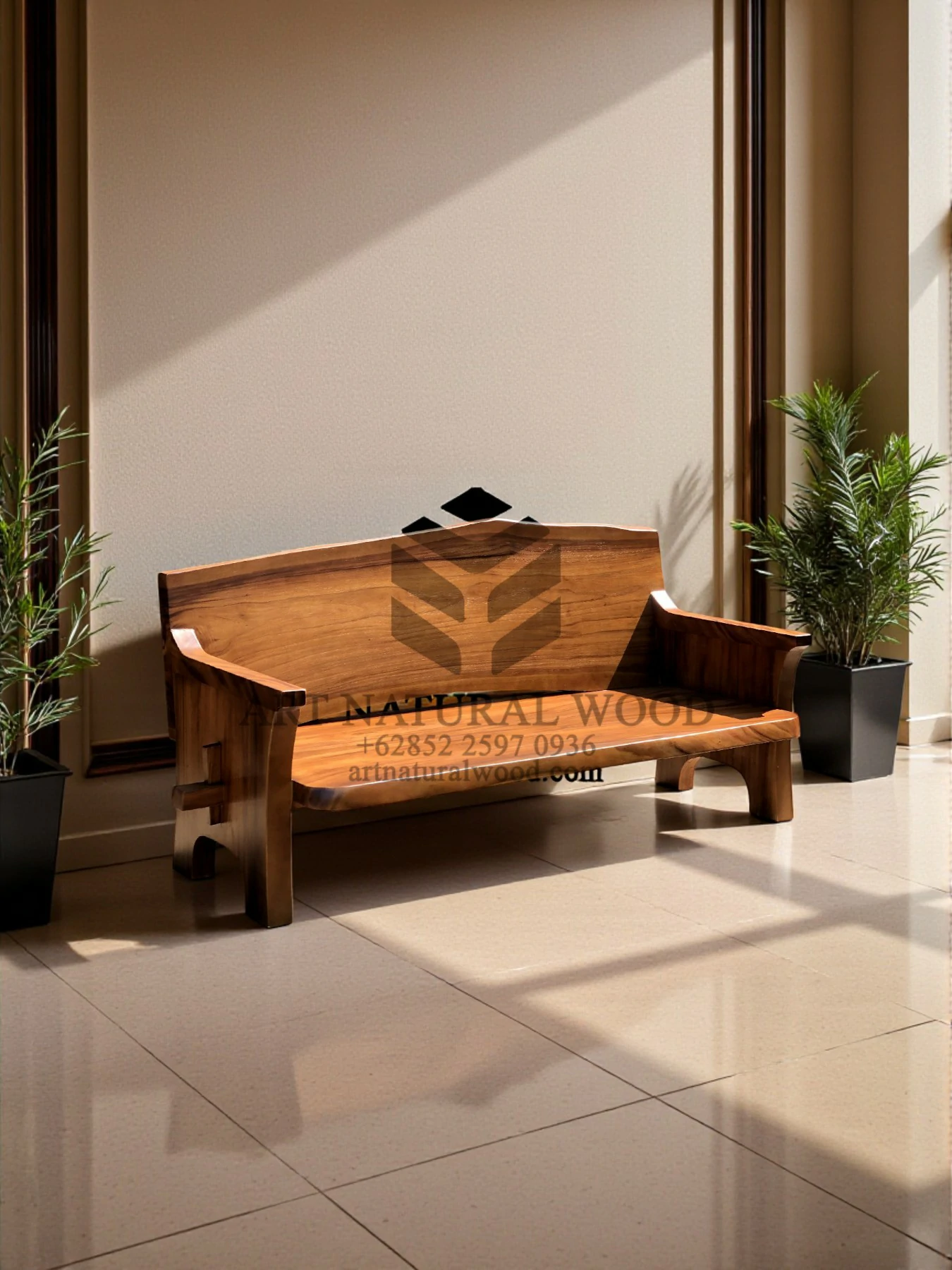 sofa antik kayu solid trembes sofa 2 dudukan