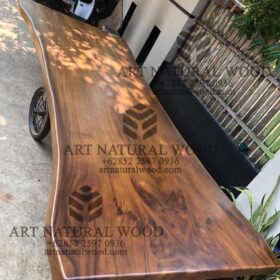 papan kayu trembesi besar untuk top meja-papan kayu trembesi 4 meter