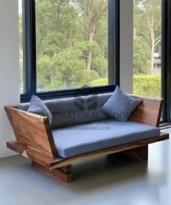 kursi sofa kayu trembesi minimalis modern-sofa tamu kayu solid minimalis