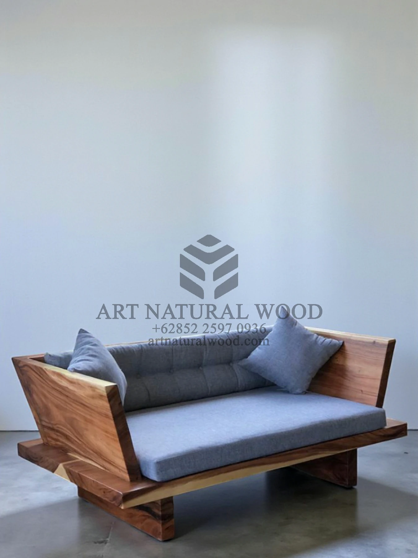 kursi sofa kayu trembesi minimalis modern-sofa tamu kayu solid minimalis