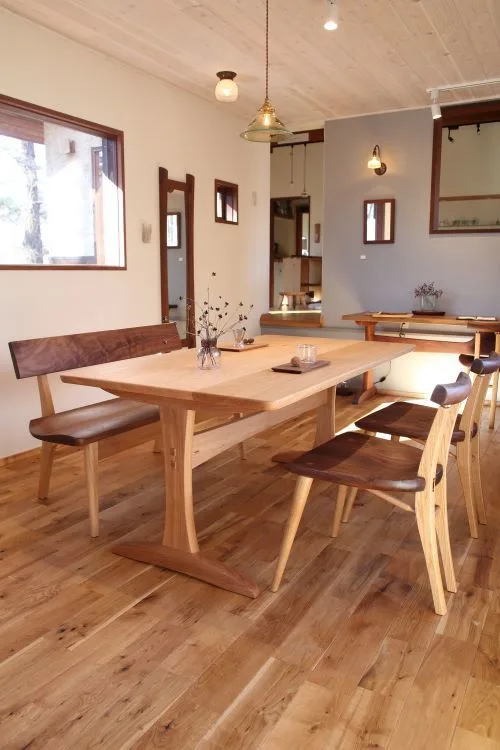 desain scandinavian ruang makan