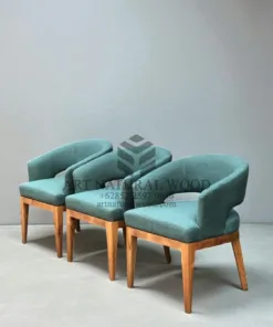 kursi sofa minimalis modern kayu jati solid