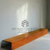 ambalan tv gantung minimalis kayu jati solid
