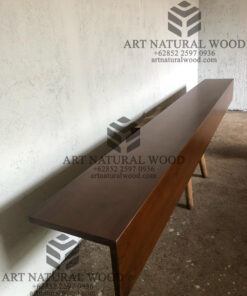 ambalan tv gantung minimalis kayu jati solid