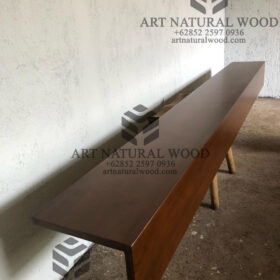 ambalan tv gantung minimalis kayu jati solid